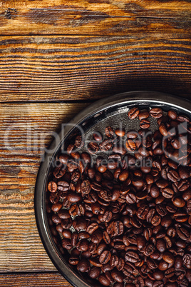 Coffee Beans on Plate.