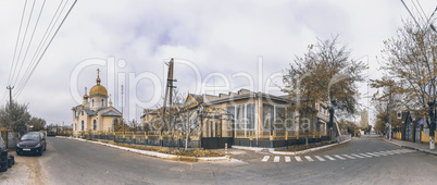 Small village orthodox church