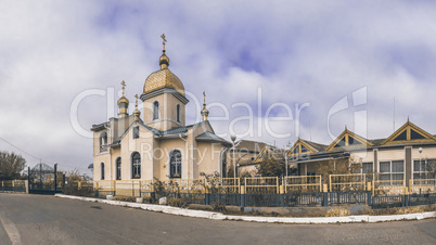 Small village orthodox church