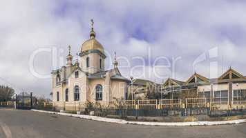 Small village orthodox church