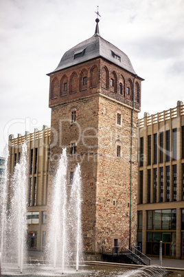 Red Tower of Chemnitz in Saxony