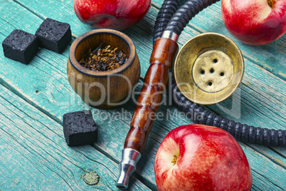 Hookah with nectarine flavor