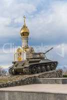 Tank Monument in Tiraspol, Moldova