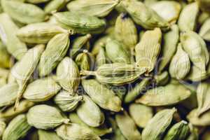 Green Cardamom Pods Backdrop.