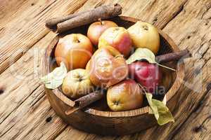 Red baked apples