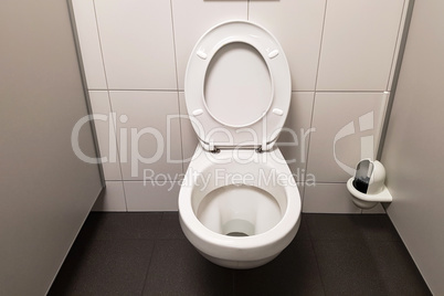Interior of toilet room