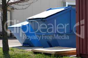 Metal containers for waste and garbage collection