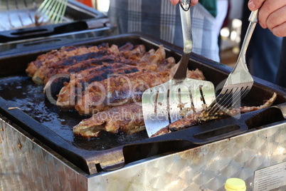 Process of frying fish / Process of frying fish