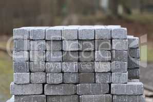 A stack of bricks