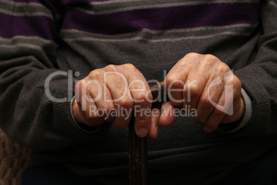 hands of an old man