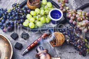 Hookah with grapes taste