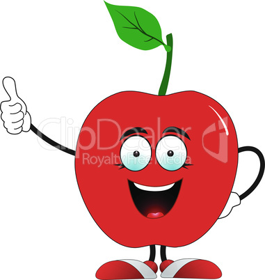 Red apple says super