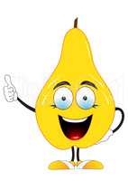 Yellow pear says super