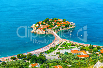 Sveti Stefan in Budva