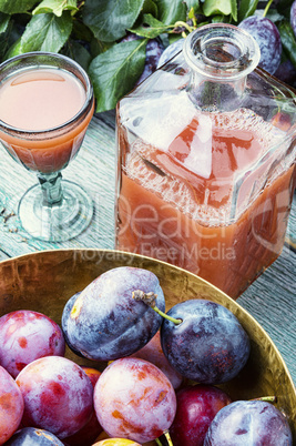 Romanian national plum liquor