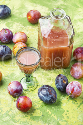 Romanian national plum liquor