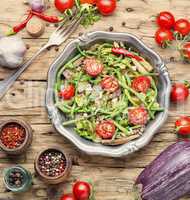 Salad with asparagus beans