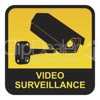 Video surveillance sign