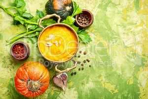 Pumpkin vegan soup