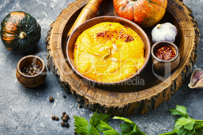 Pumpkin vegan soup