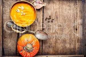 Pumpkin vegan soup