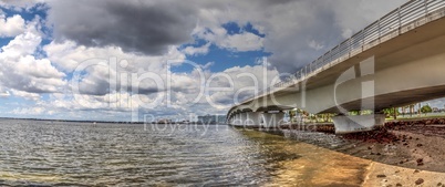 Bridge of Gulf of Mexico Drive from the park on Long Boat Key in