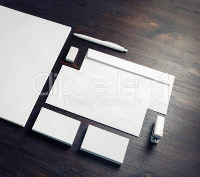 Blank stationery template