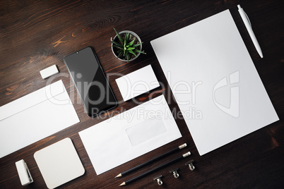 Blank branding identity