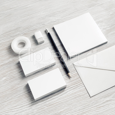 Blank stationery set