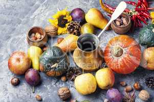 Autumn harvest still life