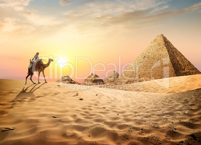 Desert in Egypt