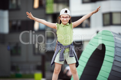 Child on the playground