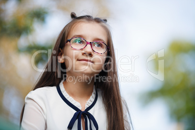 Girl with glasses