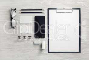 Blank stationery set