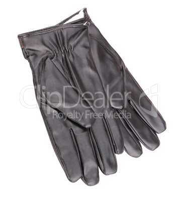 Leather Gloves Isolated