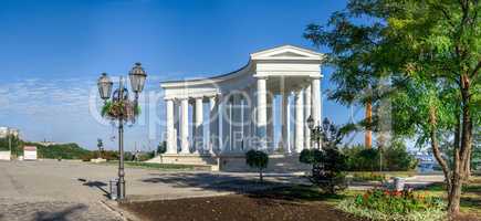 Restored Colonnade in Odessa, Ukraine