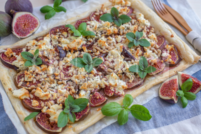 Feigen Flammkuchen