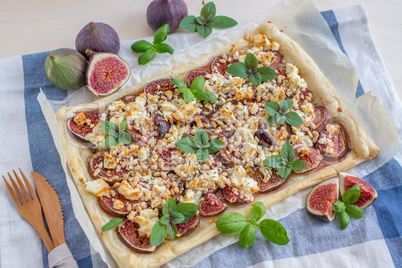 Feigen Flammkuchen