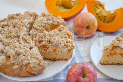 Apfel Kürbis Kuchen