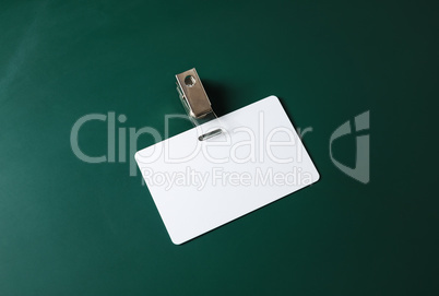 Blank ID card