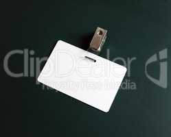 White ID card