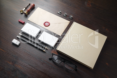 Blank corporate stationery