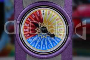 level of impact force is displayed on a large color display