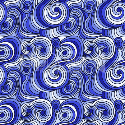 Seamless pattern as abstract clouds