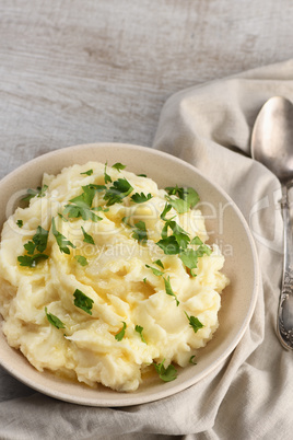 Mashed potatoes with butter