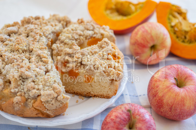 Apfel Kürbis Kuchen