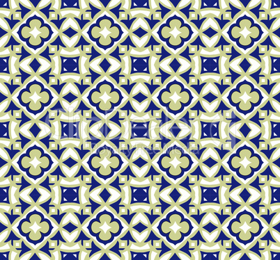 Geometric ornamental vector tiles pattern