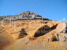 Felsen am Roque de los Muchachos, La Palma