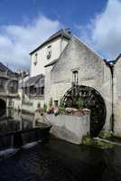 Wassermühle in Bayeux, Frankreich