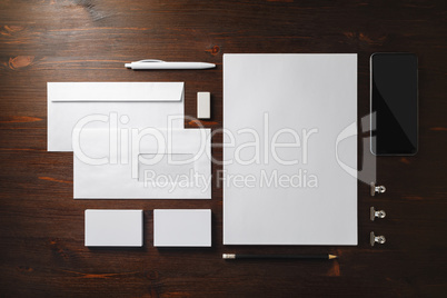 Blank stationery set